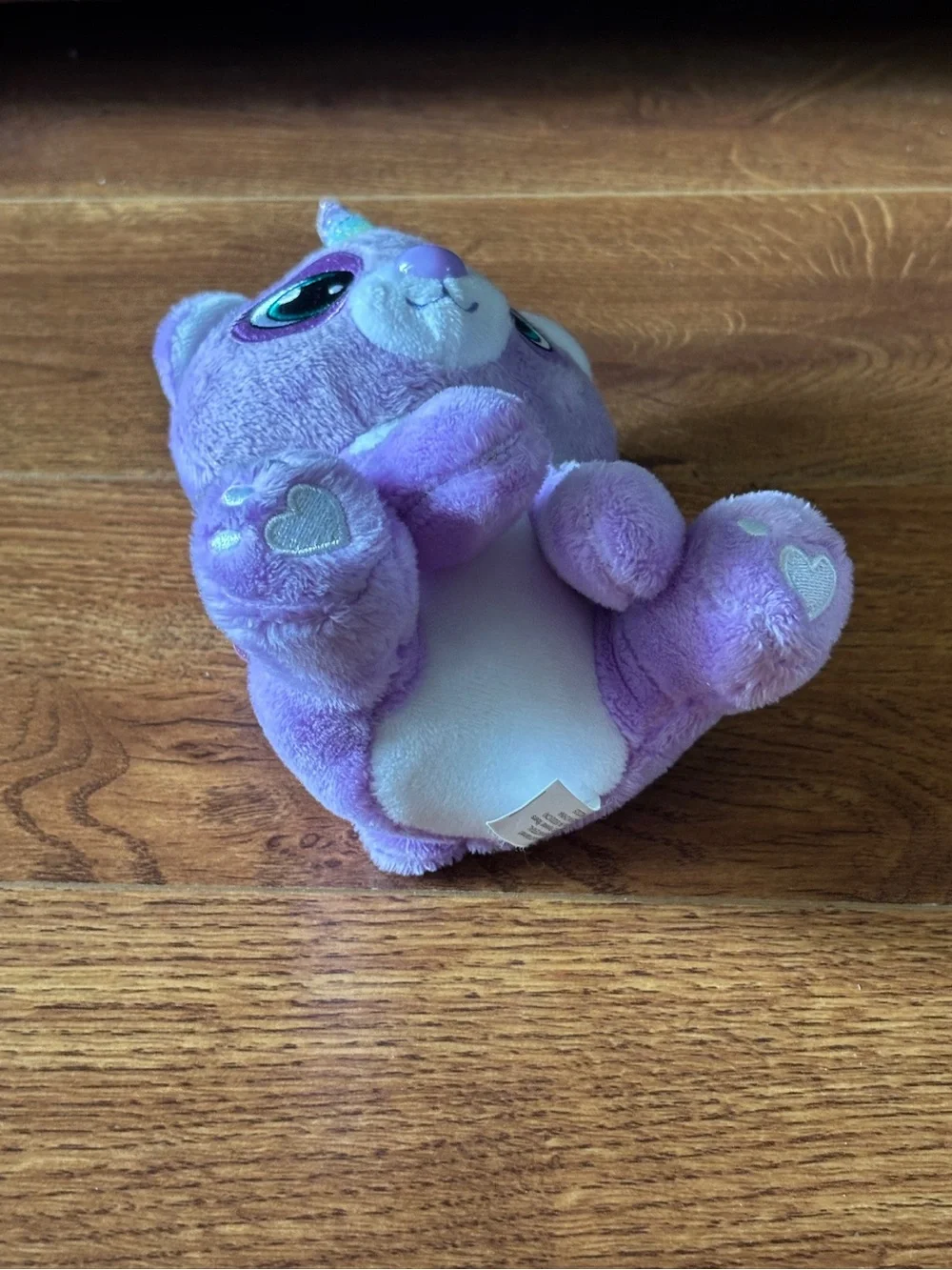 Purple Plush Unicorn Puppy Stuffed Toy - Small Pets Accessory